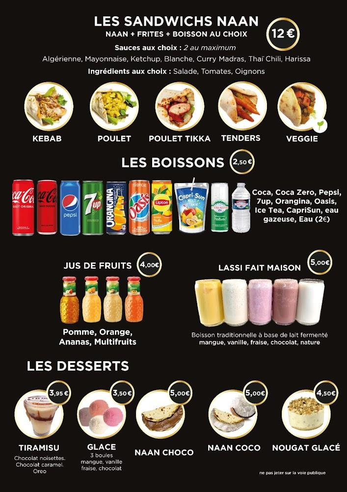 Taj Mahal Le Pontet - Menu Image 2