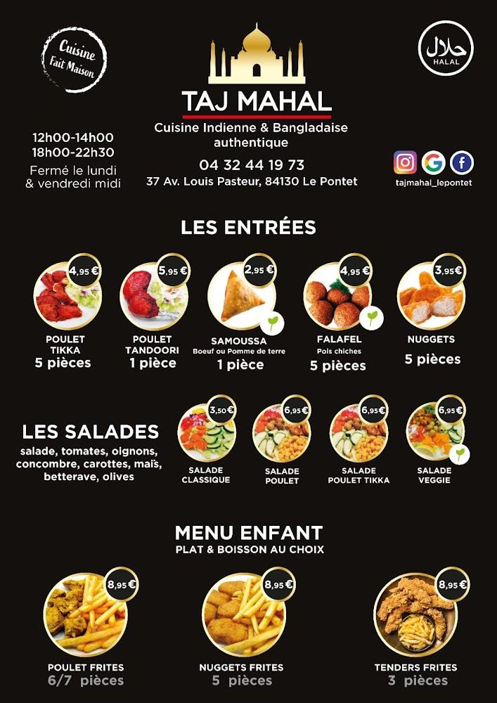 Taj Mahal Le Pontet - Menu Image 4